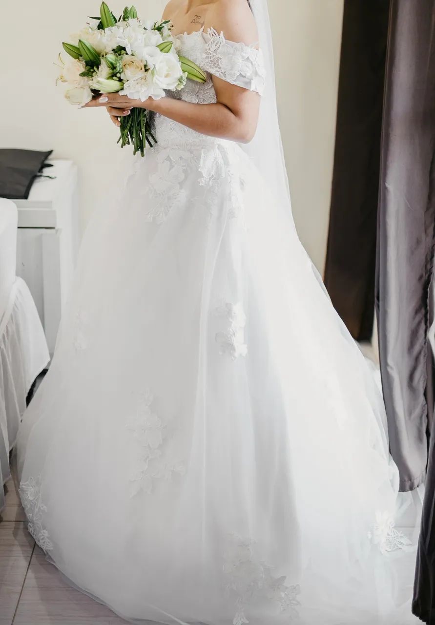 Vestido de noiva impecável - Foto 4
