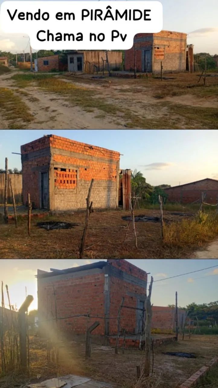 Vendo Lindo Terreno com casa na Pirâmide 