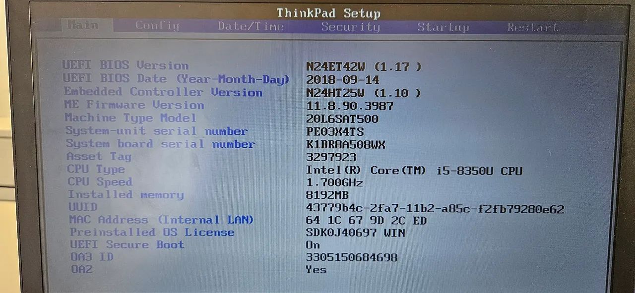 Notebook Lenovo T480 i5 8gb de RAM SSD 256gb - Foto 2
