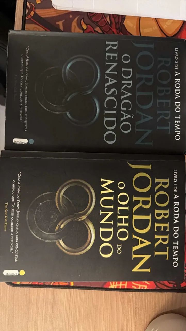 Roda do Tempo volume 1 e 3