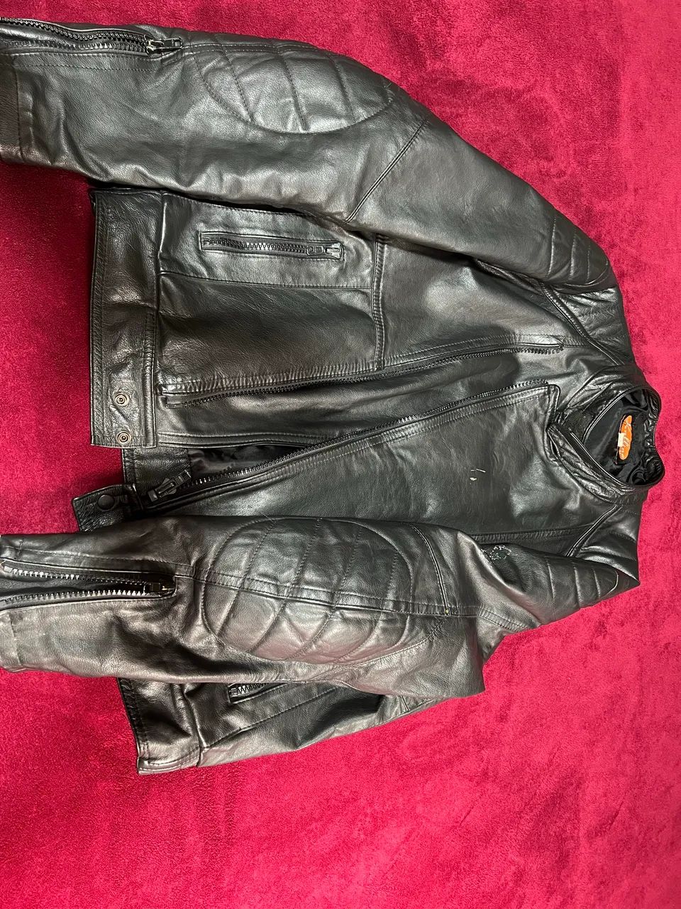 Jaquetas de Couro masculina usada - Foto 3