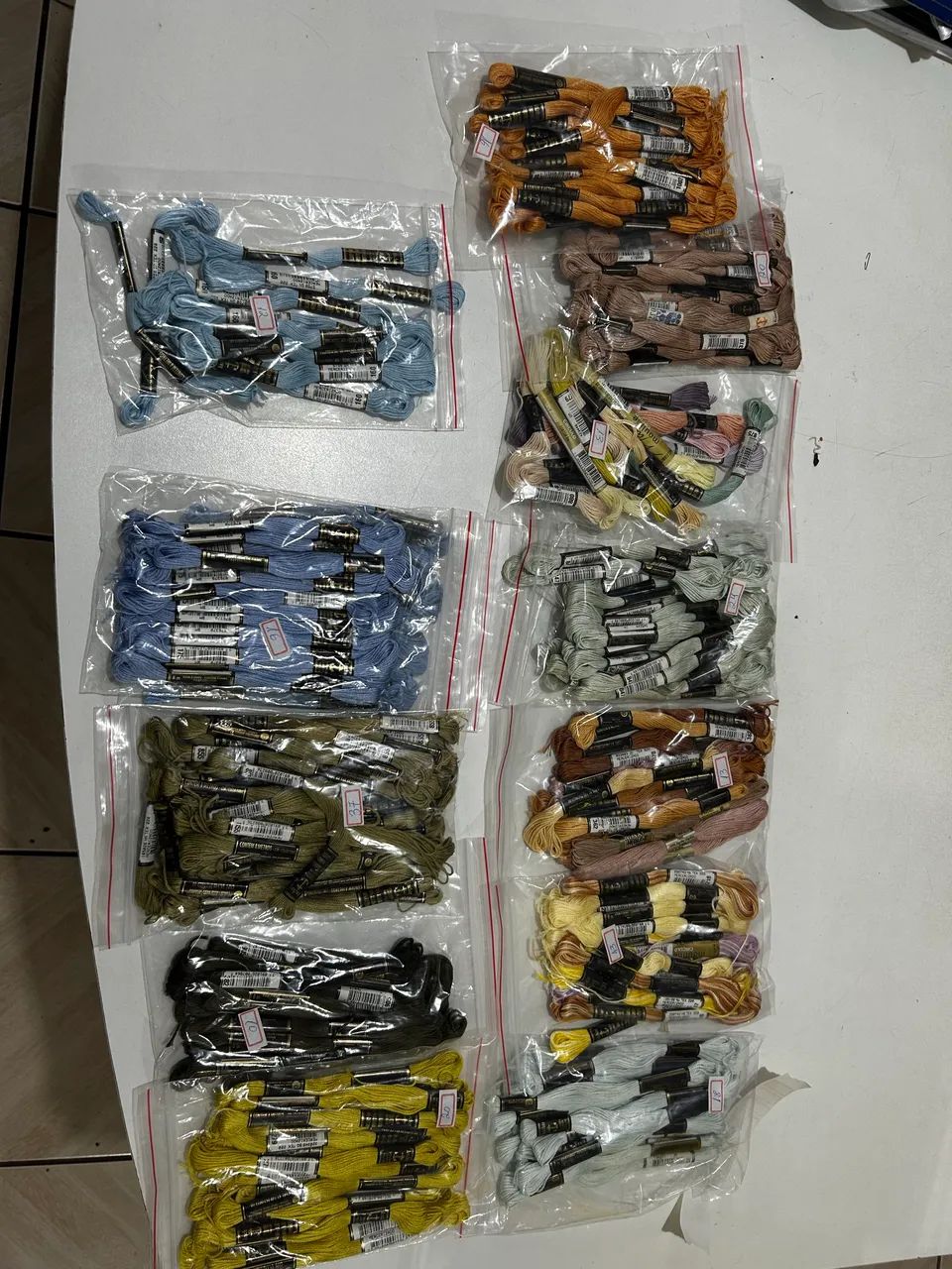 Linhas Meadas para Bordado e Ponto Cruz Anchor - Várias Cores!