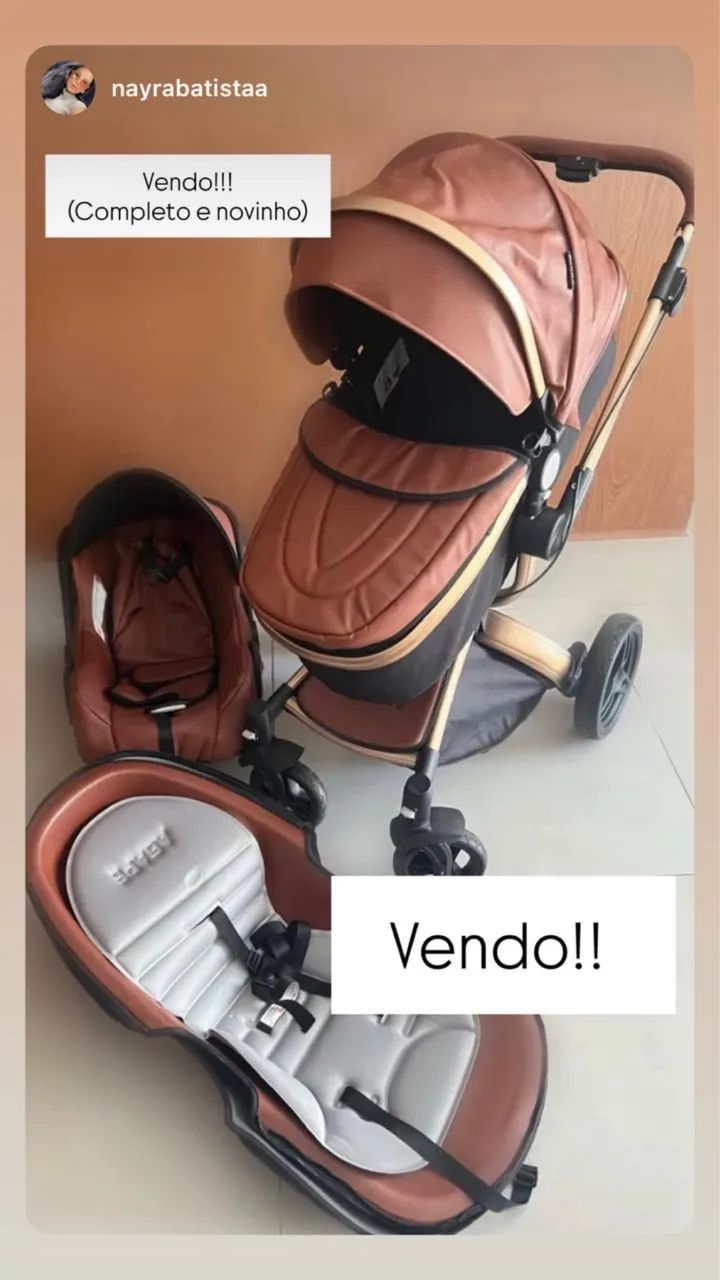 Carrinho de bebê  - Foto 2