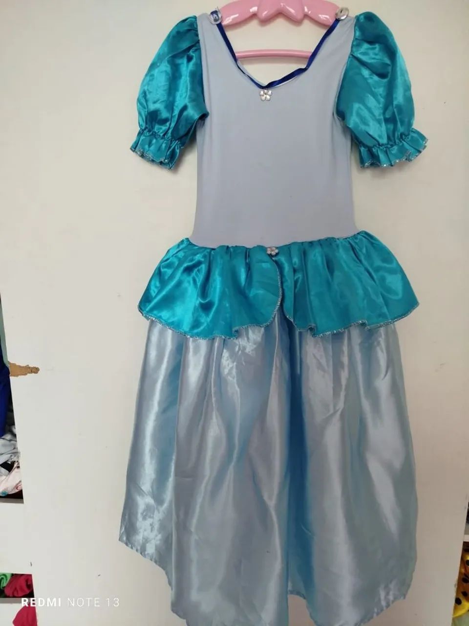 Vestido de princesa veste 7/8 anos