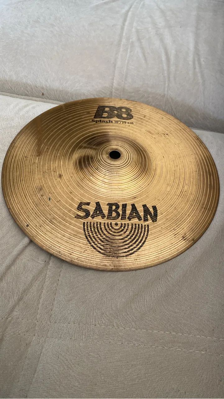 Splash Sabian b8 - Instrumentos musicais - Setor Residencial Leste