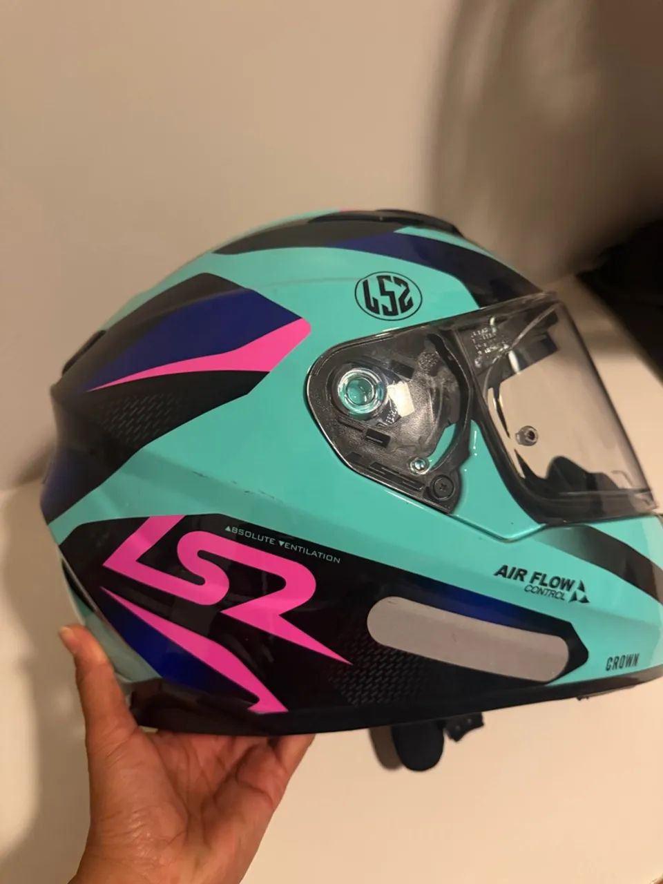 CAPACETE LS2 FF320 STREAM CROWN - SEMINOVO - Foto 4
