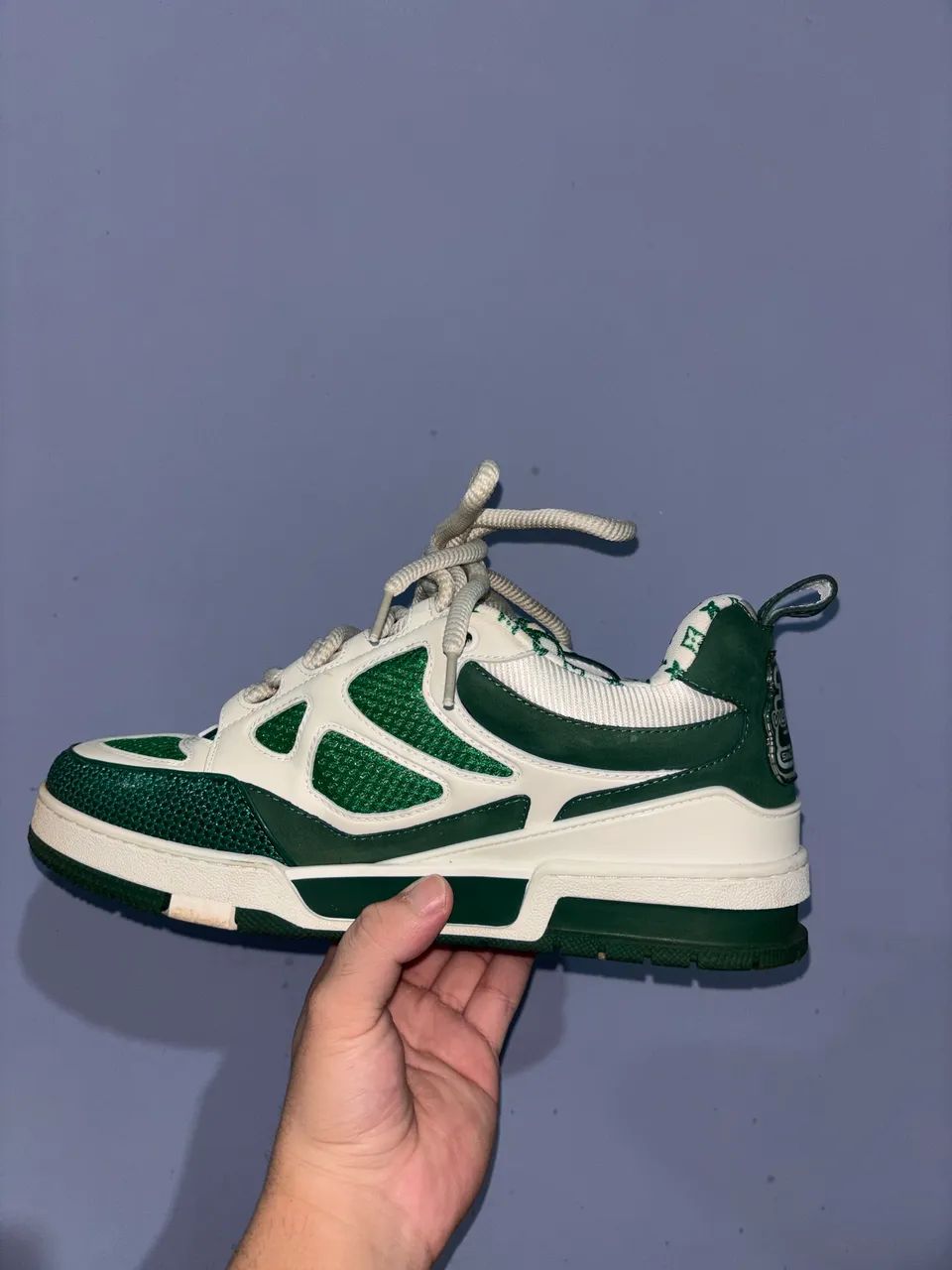 Tênis Louis Vuitton LV Skate Verde - Foto 5