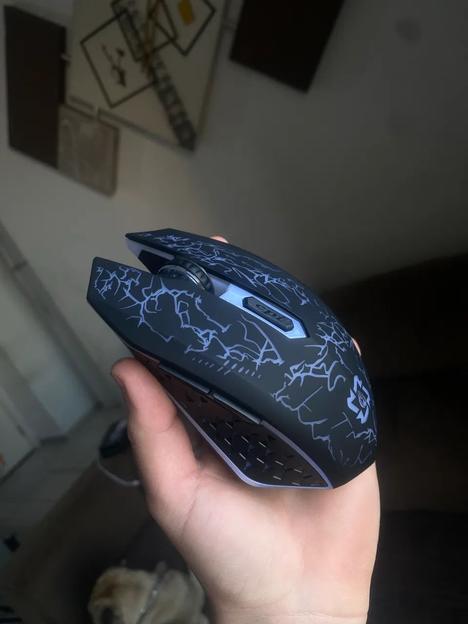 MOUSE GAMER SEM FIO RGB - 2.4G + BLUETOOTH - Foto 5