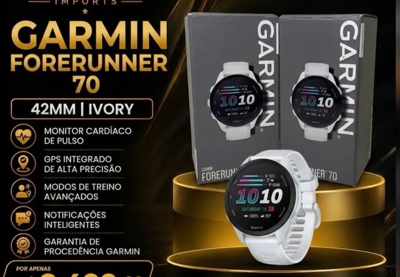Garmin Forerunner 70 cores roxo, preto 