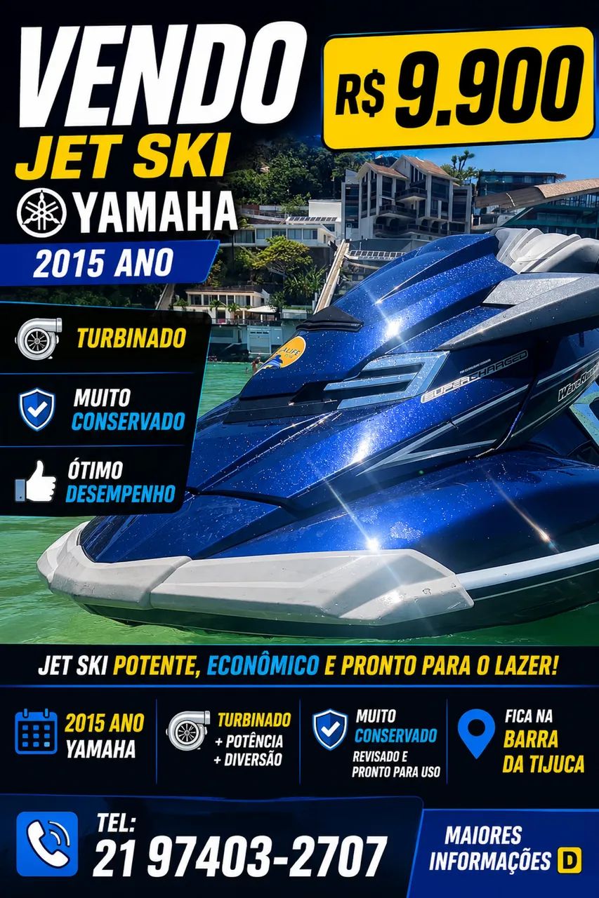 Vendo cota de jet ski na barra da tijuca valor 9.900