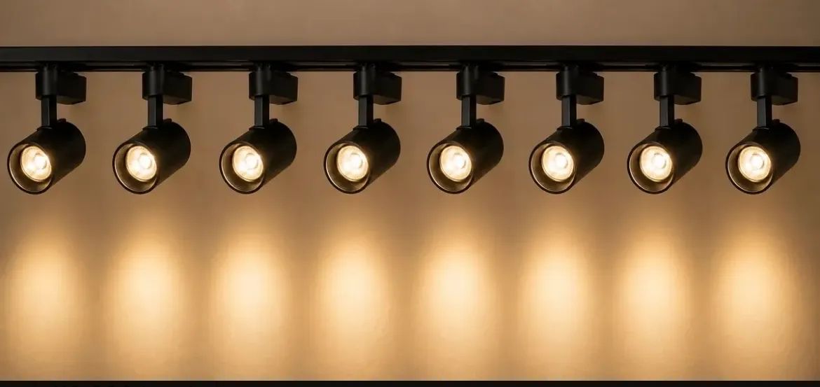 2 trilho de spot de led 