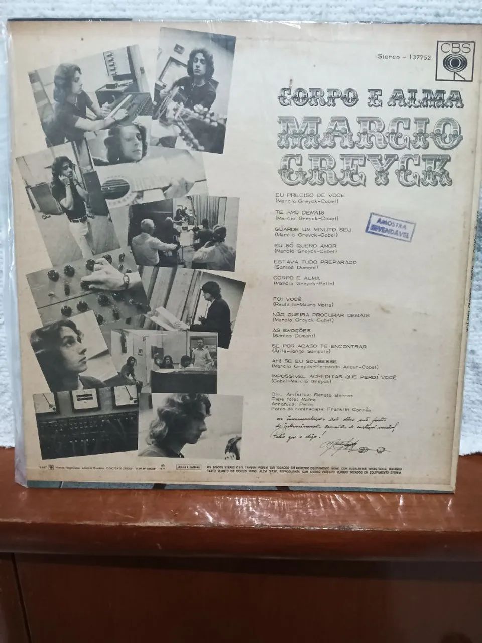 LP Márcio greyck Corpo e alma 1971 - Foto 2