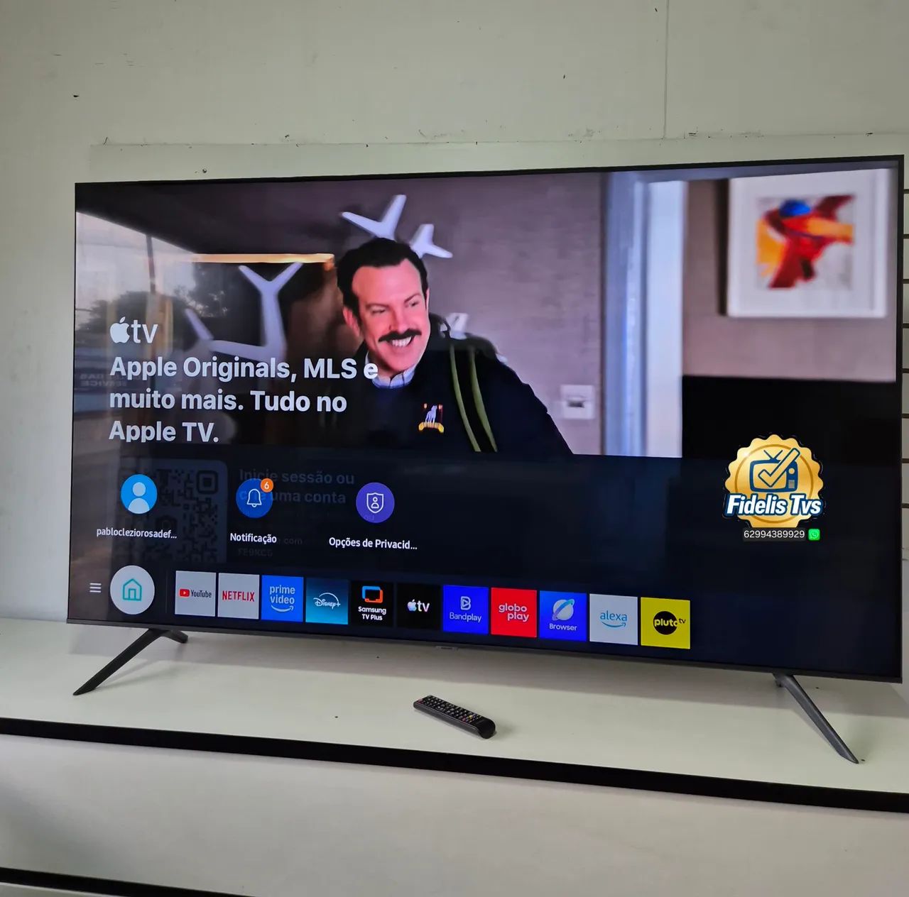 75 SAMSUNG TV SMART WIFI COMPLETA 4K SEMINOVA 