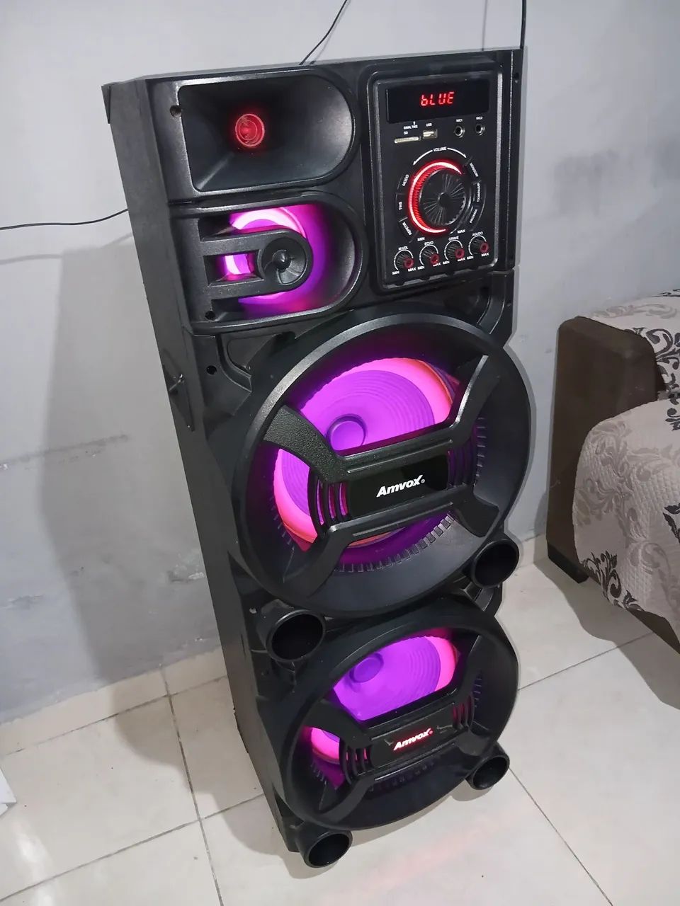 Caixa de Som Amvox 1500W 