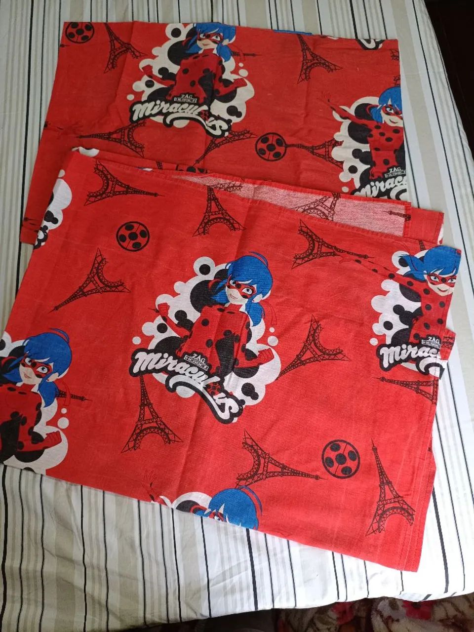 Jogo de cama solteiro ladybug