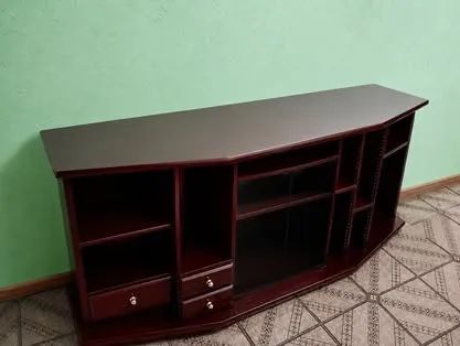 Sala de Jantar e estar mesa com 6 cadeiras buffet rack espelho - Foto 4
