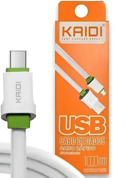 Cabo KAIDI USB tipo C 1m - Foto 2