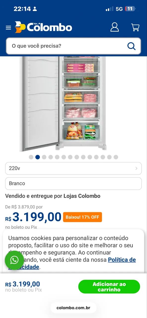 Freezer usado - Foto 4