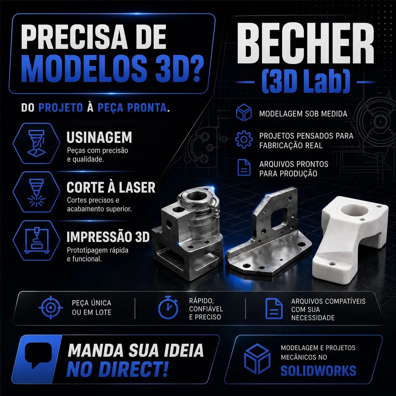 Modelagem 3D | Engenharia Reversa