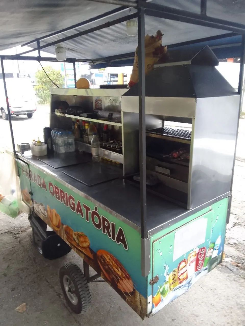Vendo carrinho de churrasco e bebidas - Foto 3
