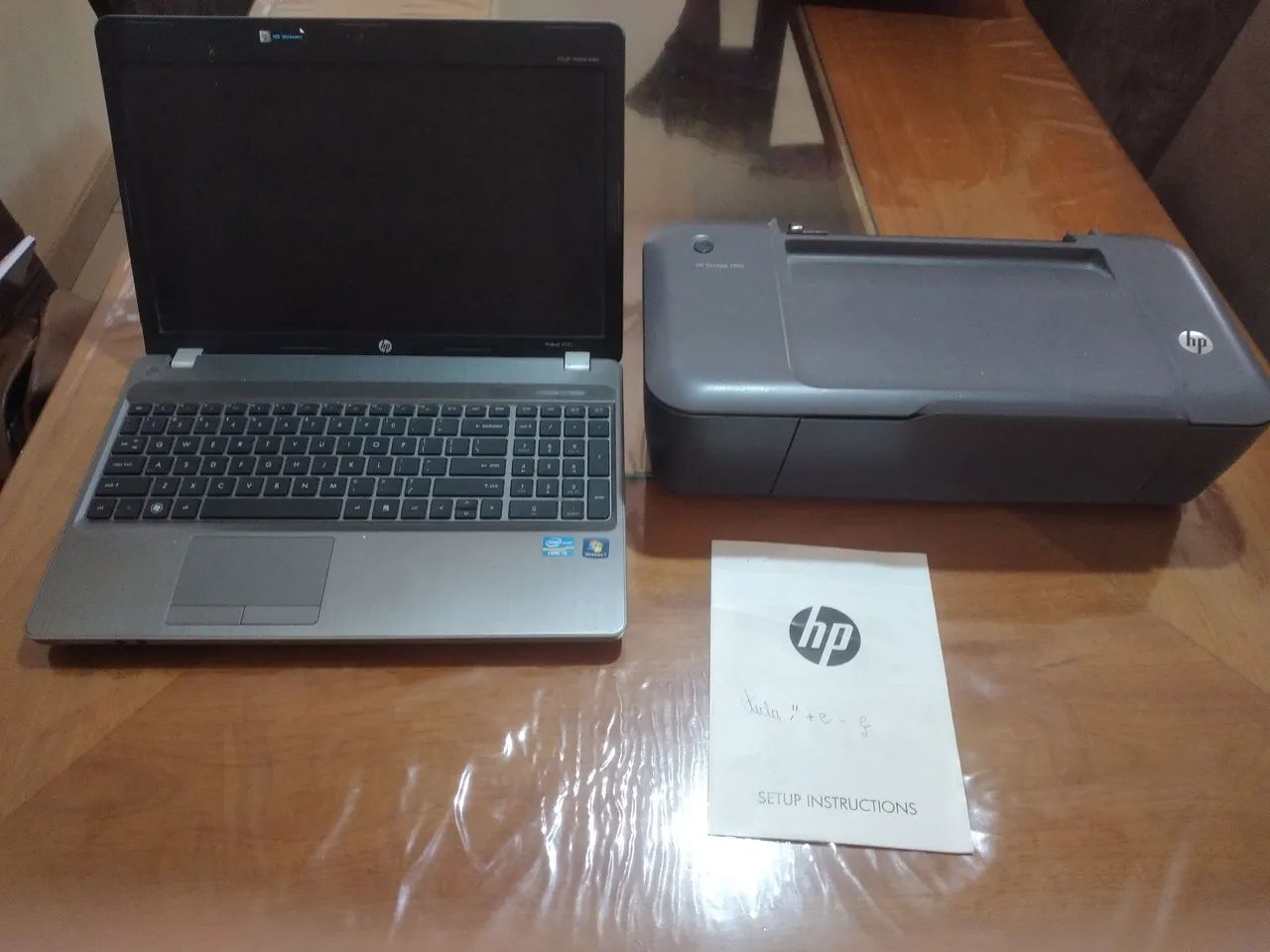 Notbook HP e impressora HP