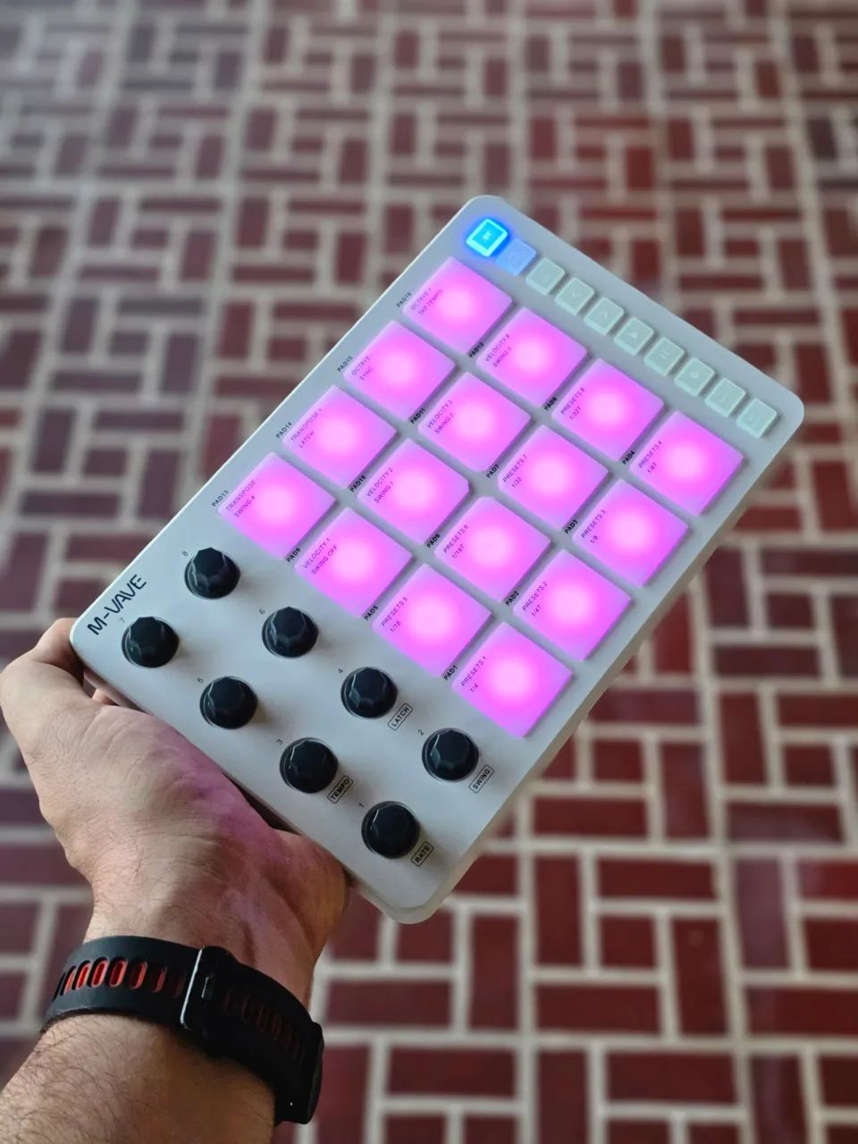 M-Vave SMC Pad - Usb-C ou Bluetooth, compatível com Android, Windows ou Mac e várias Daws - Foto 3
