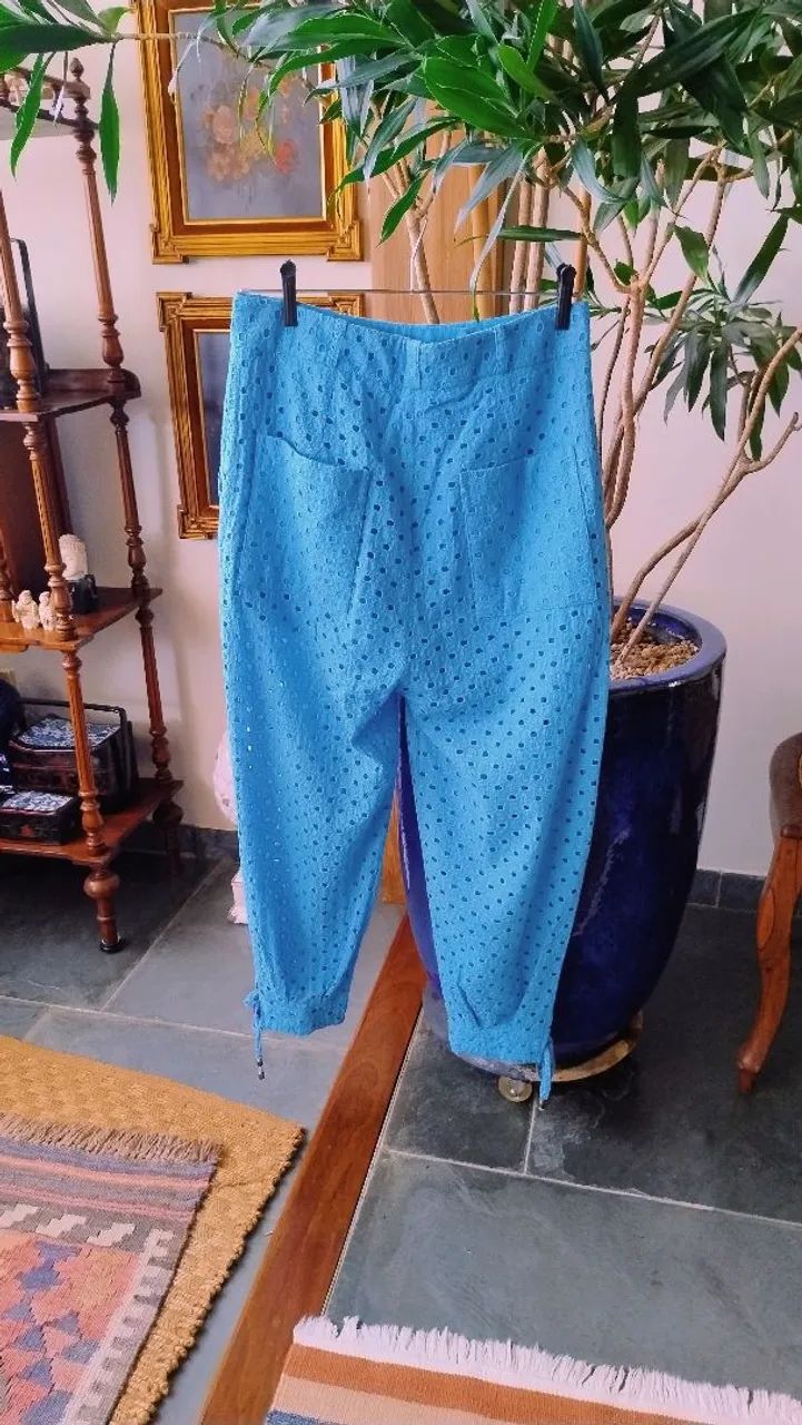 Calça Laise Turquesa da NV - Foto 4