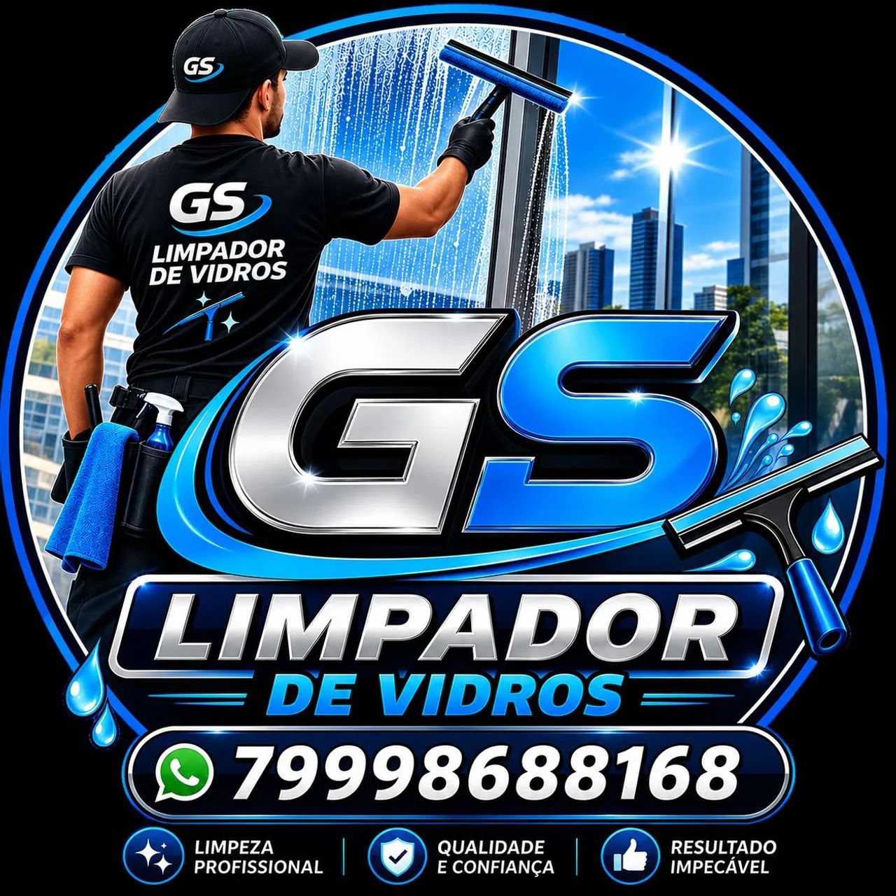 Limpo em geral profissional calificado