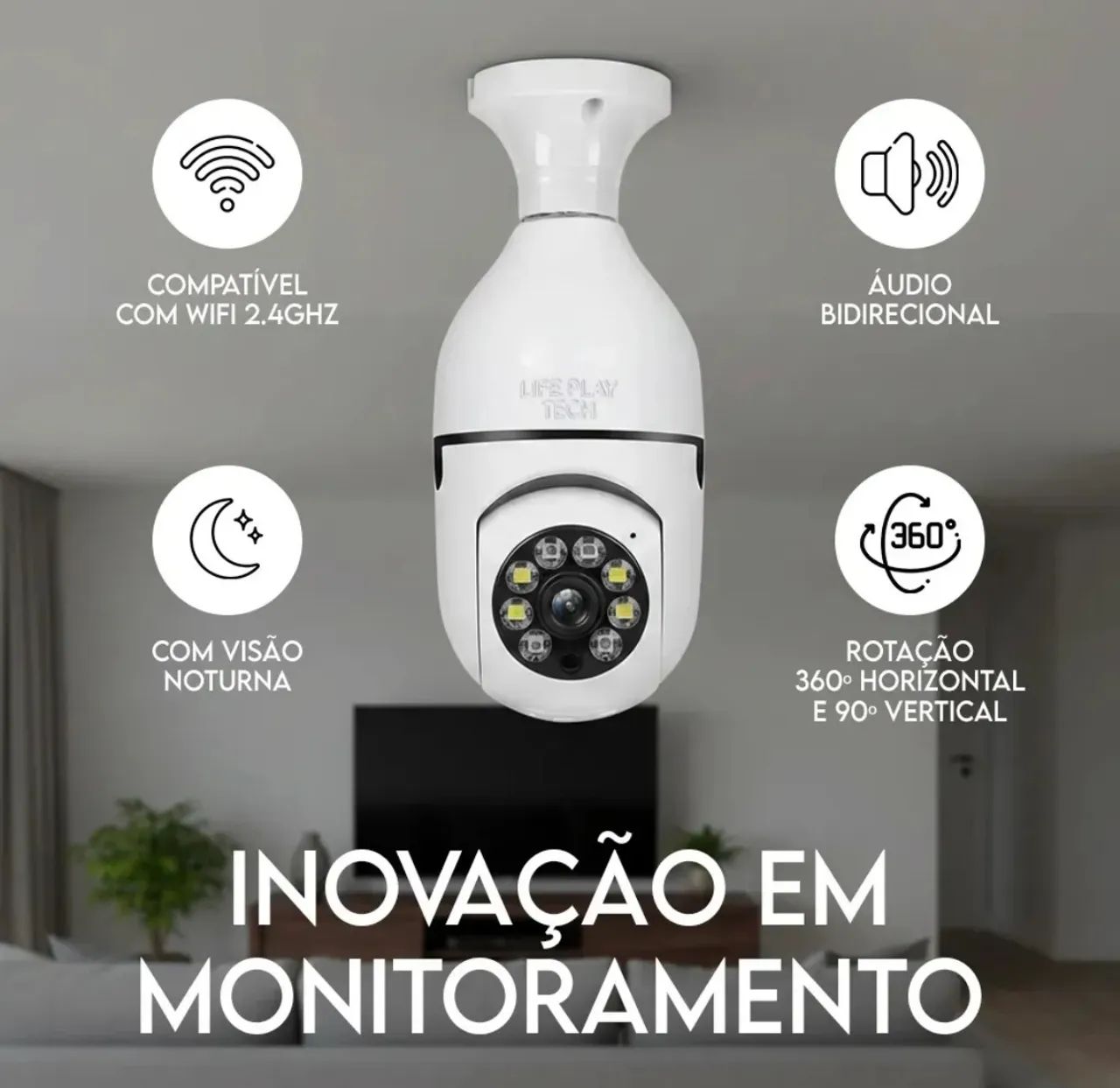 Câmera de Segurança - Lâmpada  - Foto 2