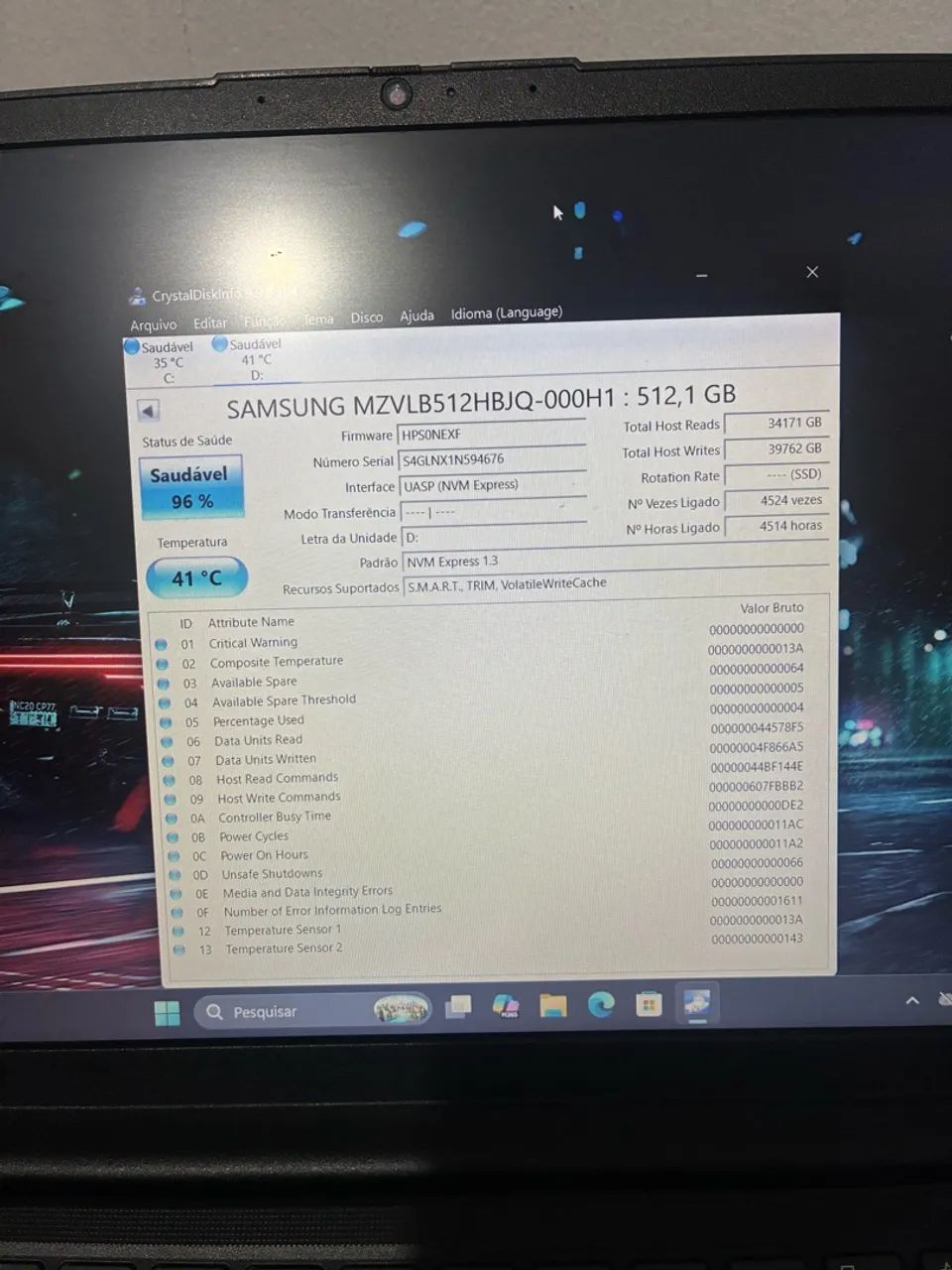 SSD NVMe 512GB  - Foto 3