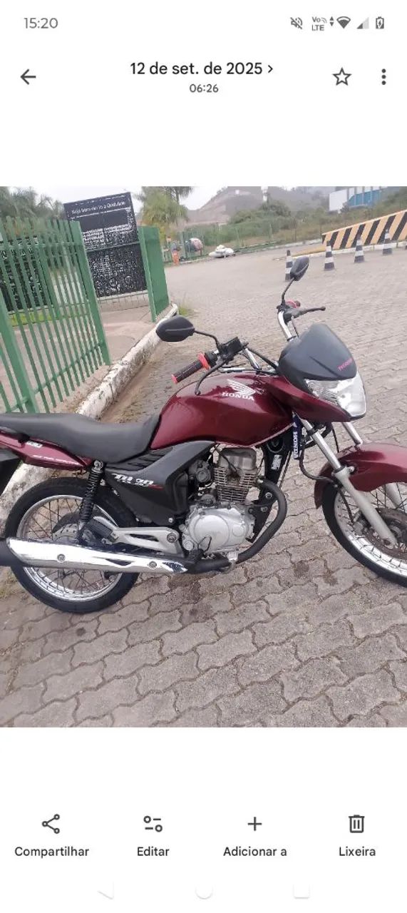 Vende_se essa linda moto tudo ok  Zab: *