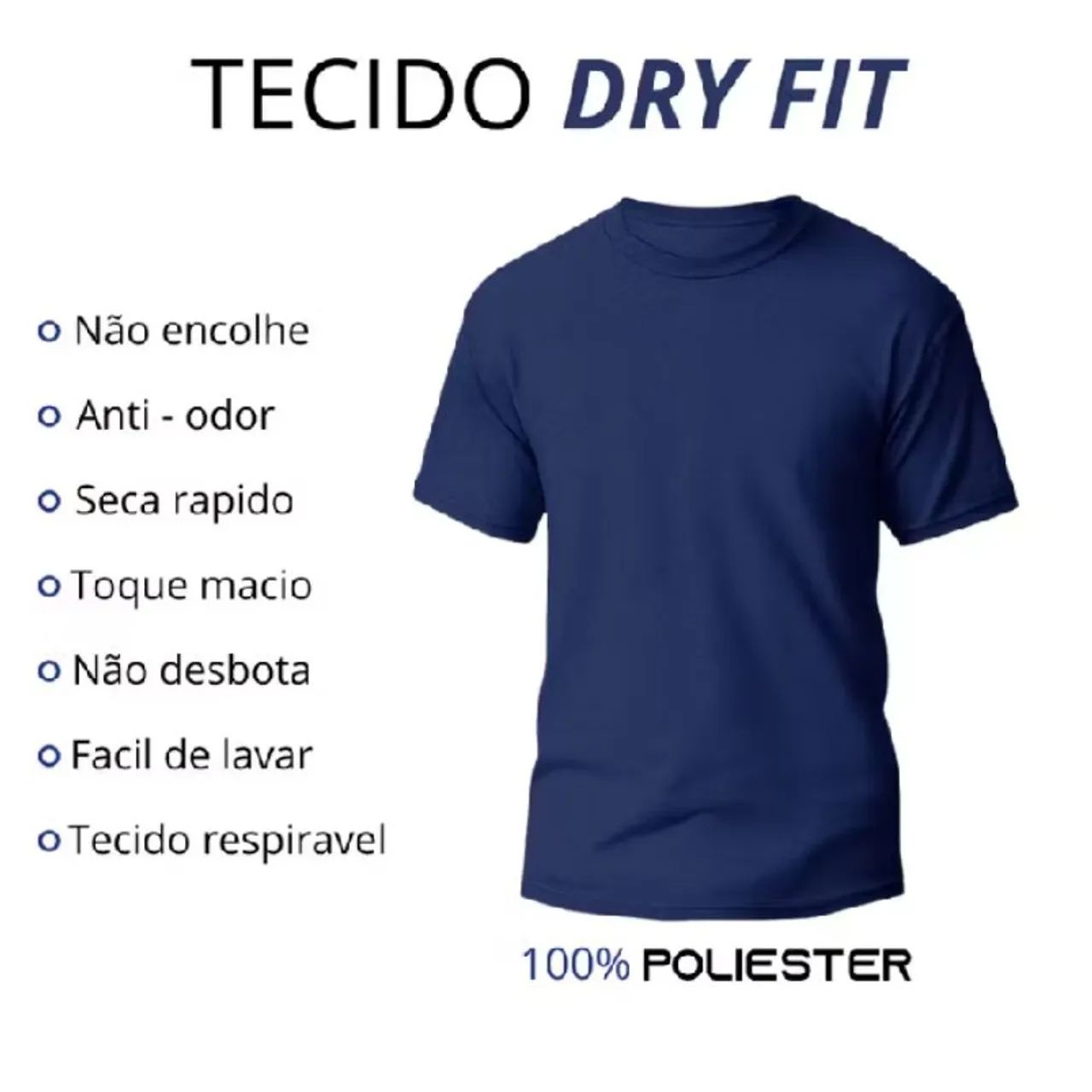 Camisetas no Dry fit. - Foto 2