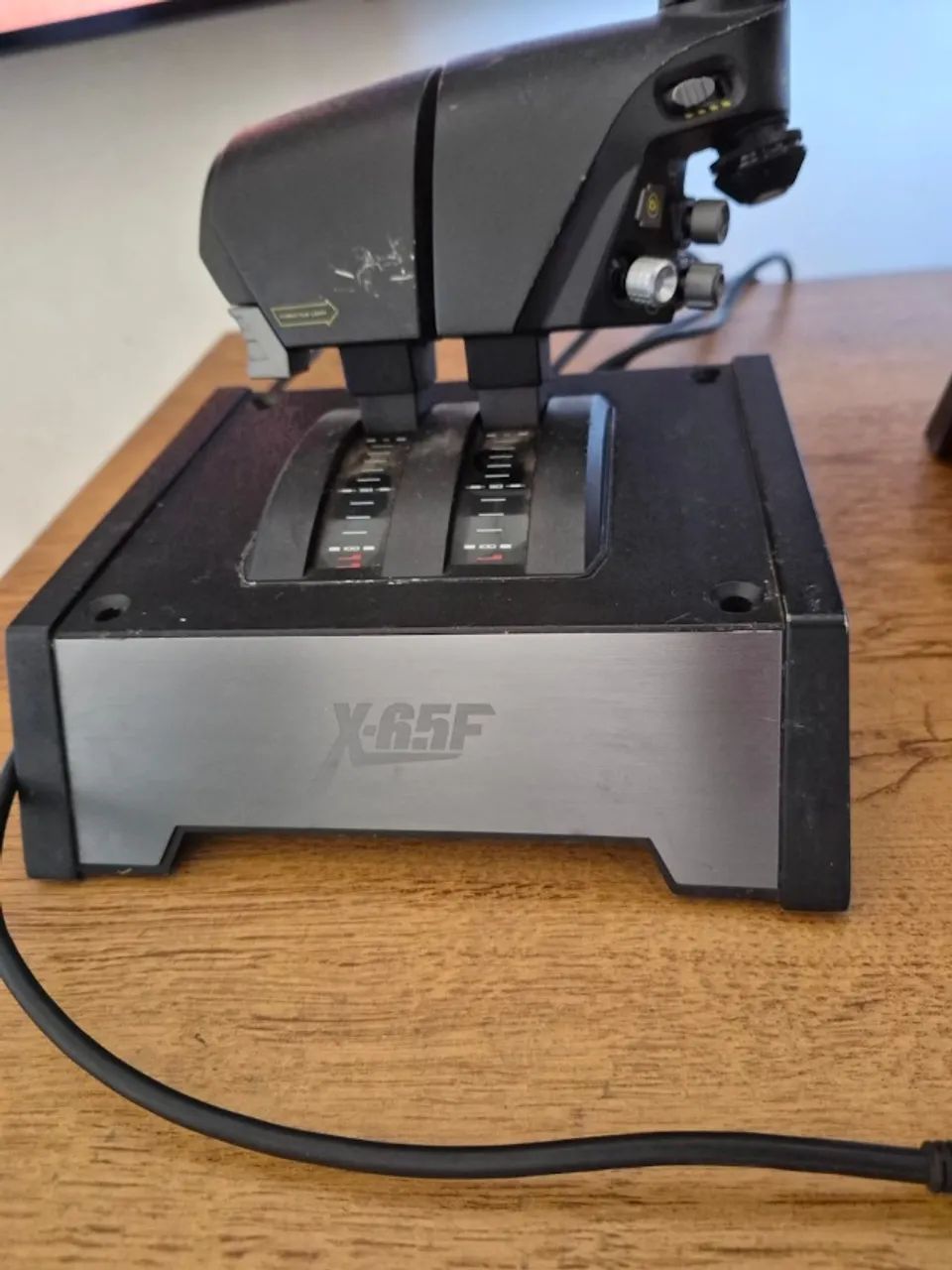 Manche/Joystick/Throttle Saitek X65-F Combat Control System - Foto 2