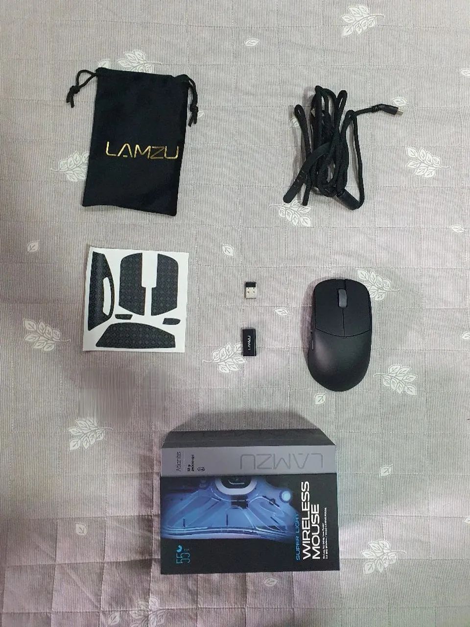 Mouse Lamzu Atlantis OG V1 Black - Foto 4