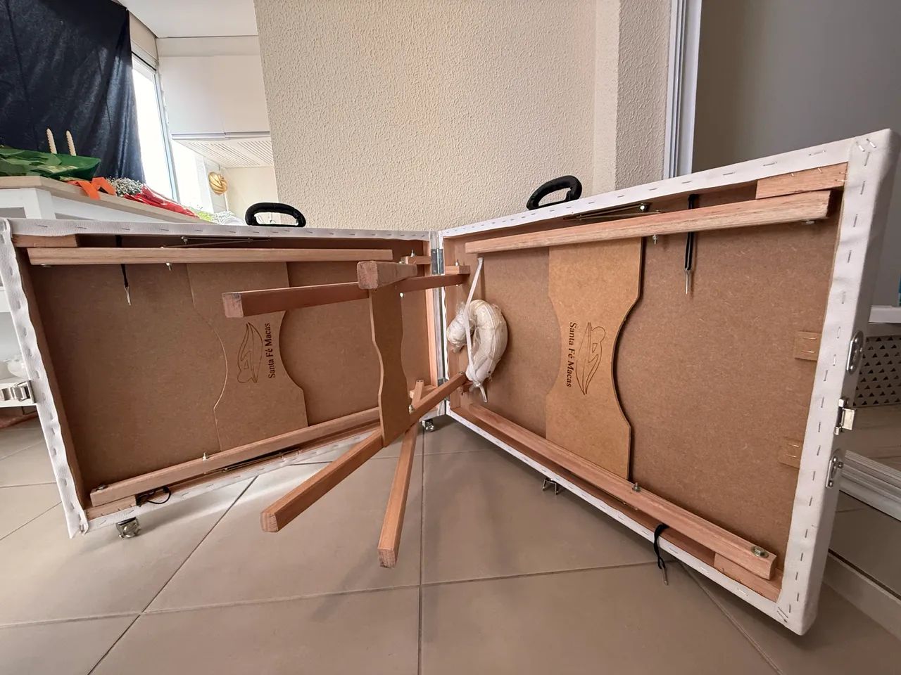 Maca Portátil Dobrável em Madeira - Foto 2