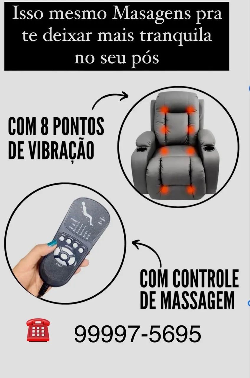 Poltrona reciclável com elevação  - Foto 3