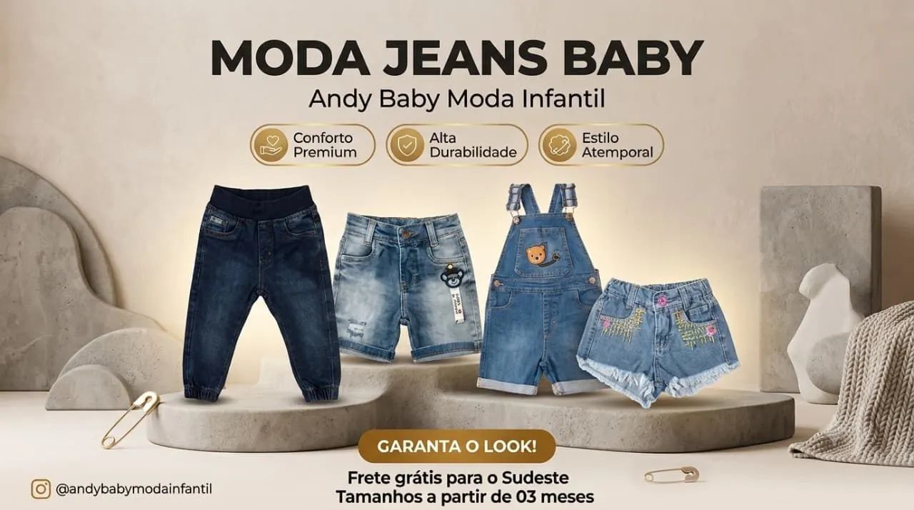 MODA JEANS BEBÊ
