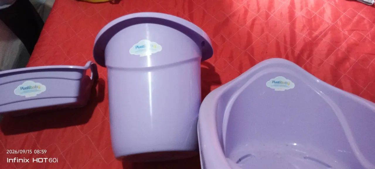 Kit banheira roxo - Foto 2