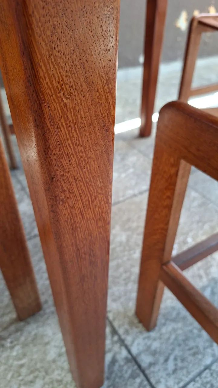 Mesa em madeira maciça reforçada leia  - Foto 5
