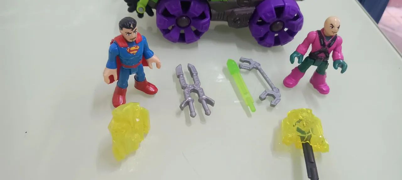 Carro Imaginext, Lex Luthor e Superman Imaginext  - Foto 3