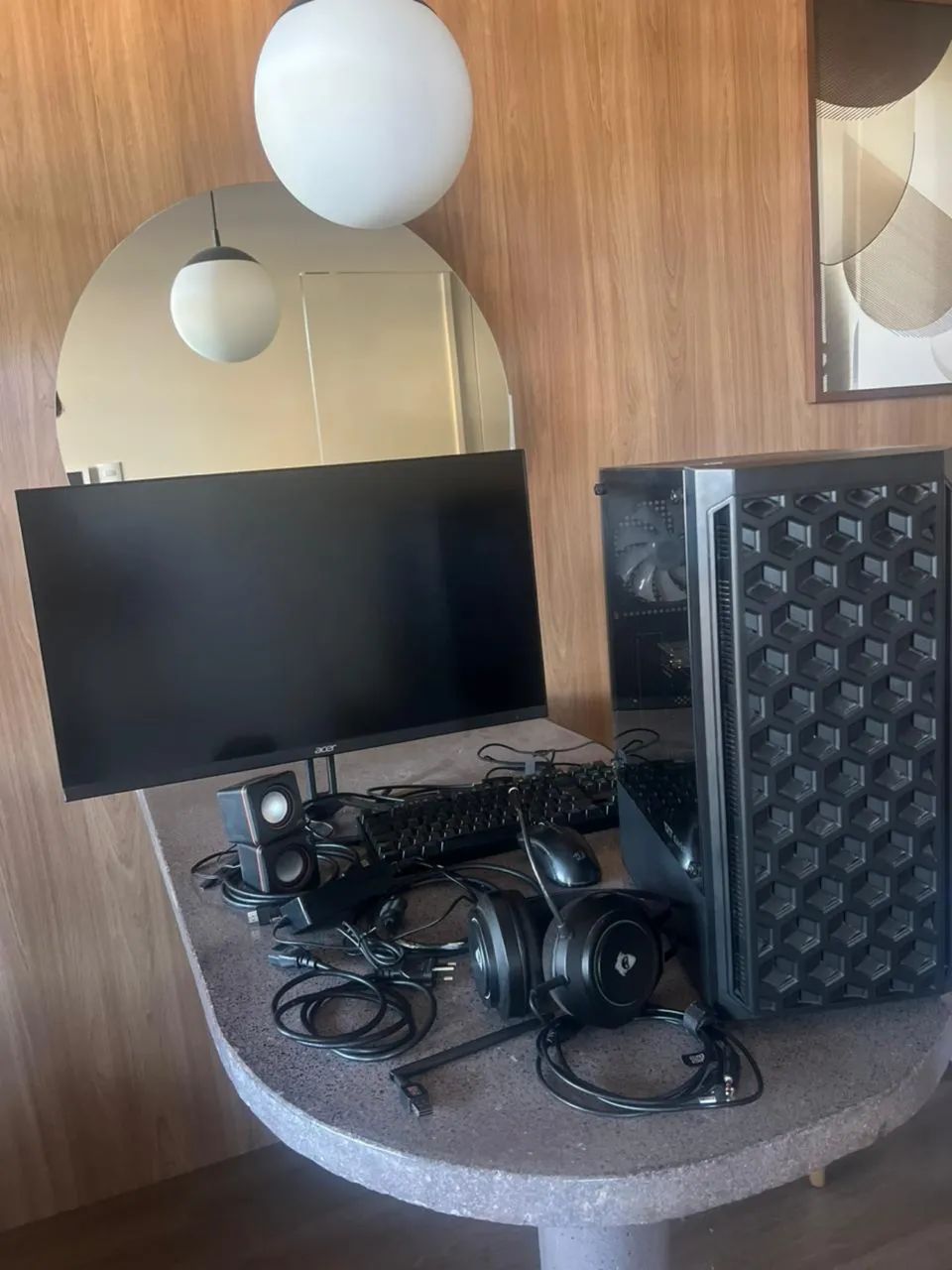 PC Gamer Ryzen 5 + RX 6600 + Monitor 27? 100Hz + Kit Gamer Completo ? - Foto 2