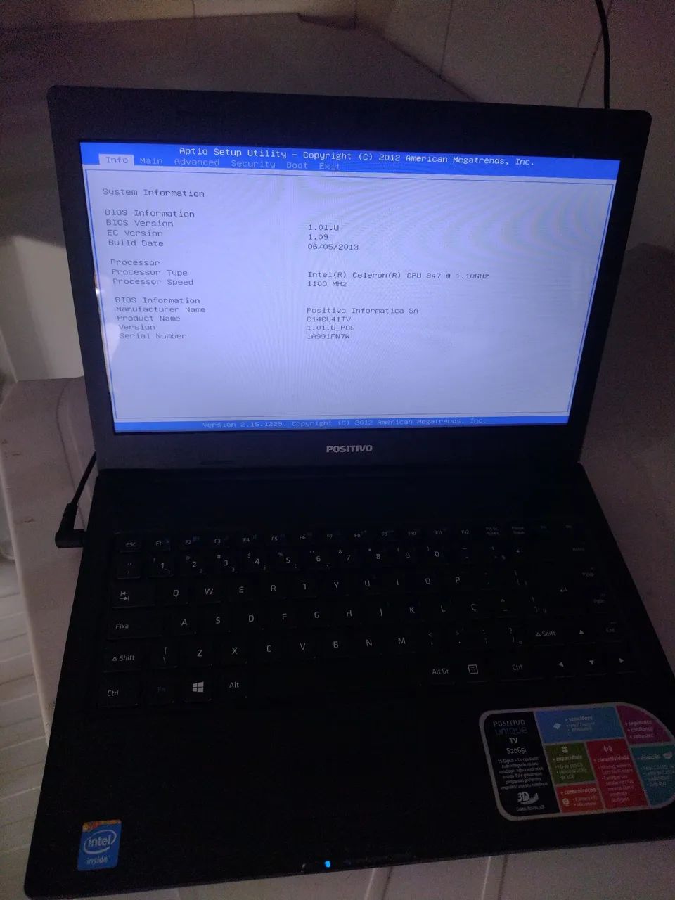 Notbook positivo