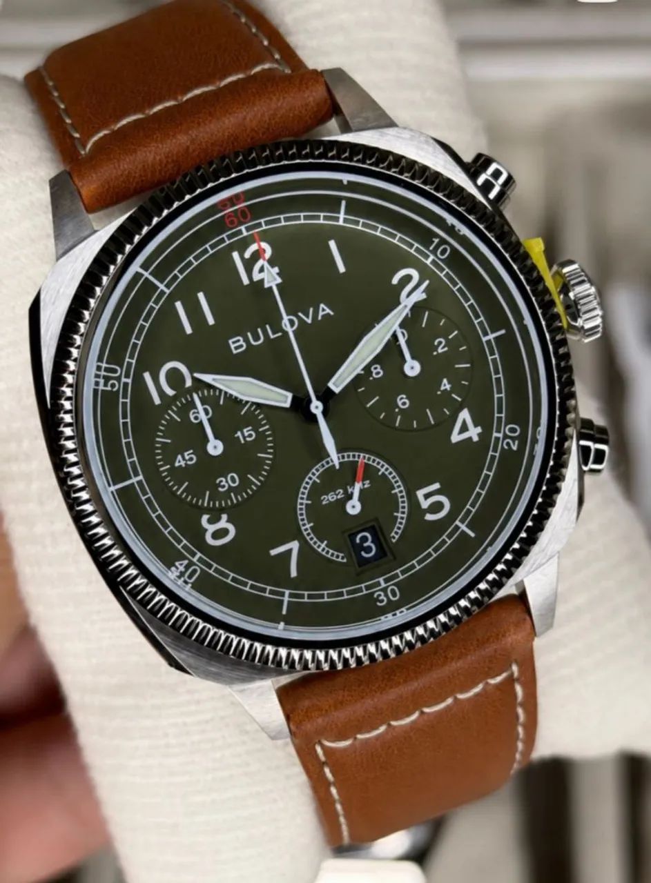 .Relógio Bulova Cronograph Especial Edition Military