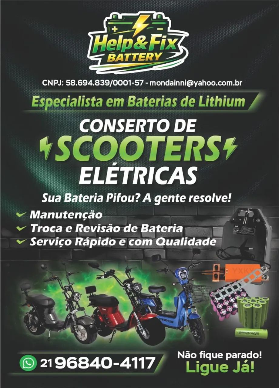 Reparos em Baterias de Lithium 