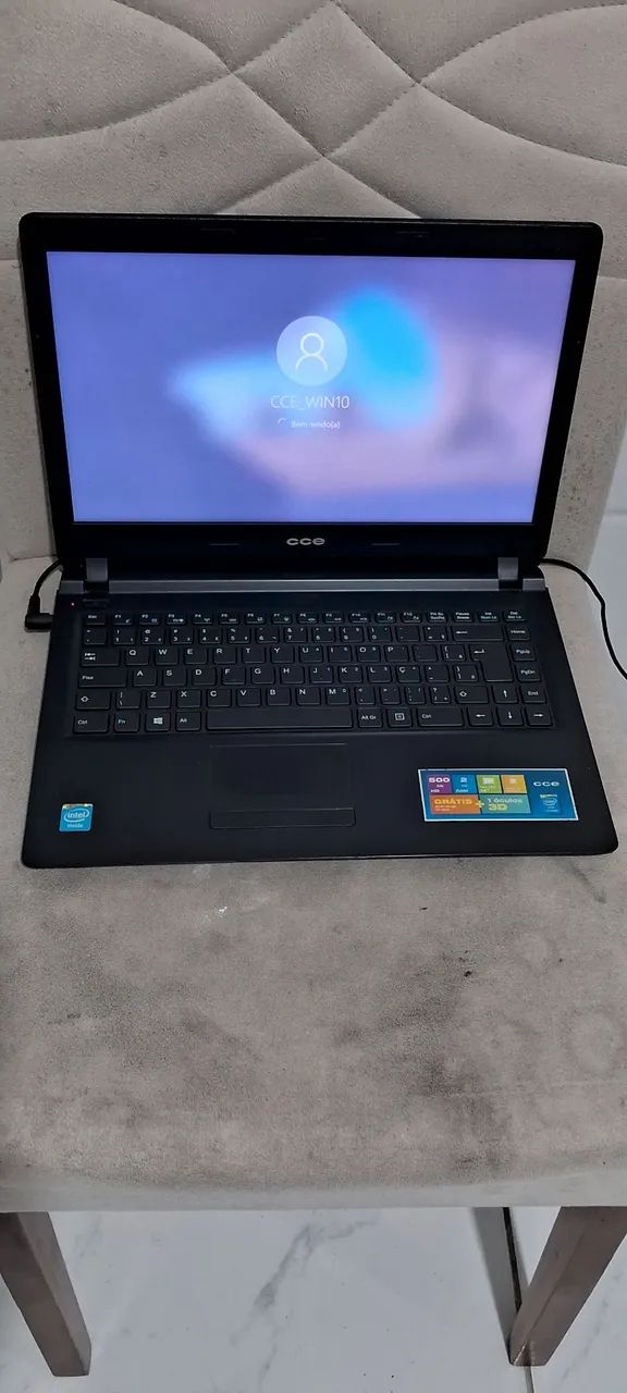 Notebook CCE Windows 10 Formatado Pronto para Uso R$599 Entrego - Foto 2