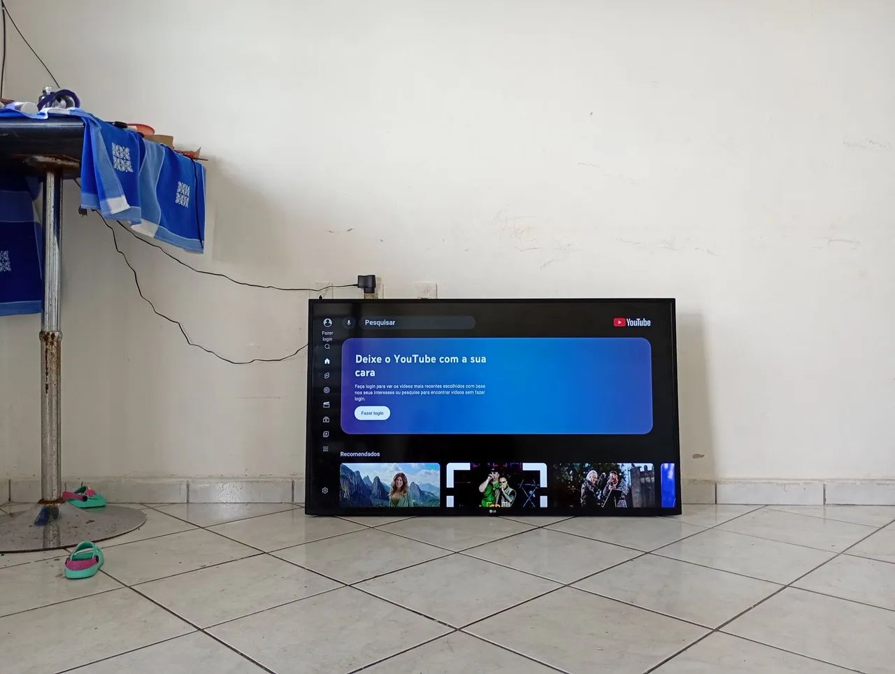 Tv smart 4k LG webos 50 polegadas Alexa wi-fi bluetooth ta com os plásticos novinha! - Foto 4
