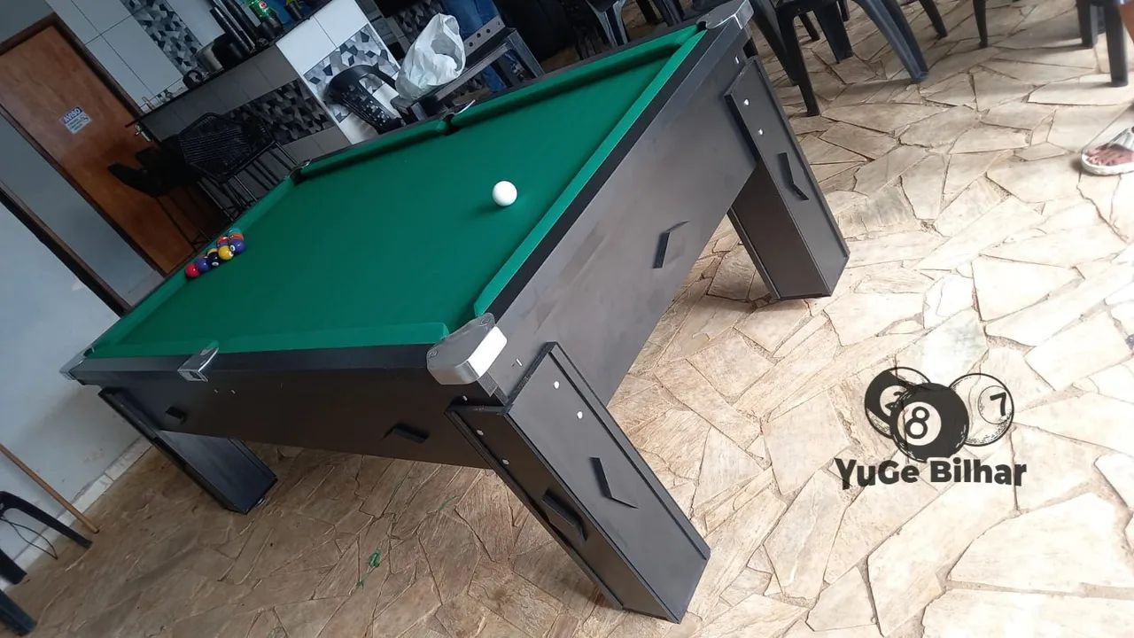 Mesa de sinuca mesa de bilhar a melhor da região com campo de ardósia - Foto 2