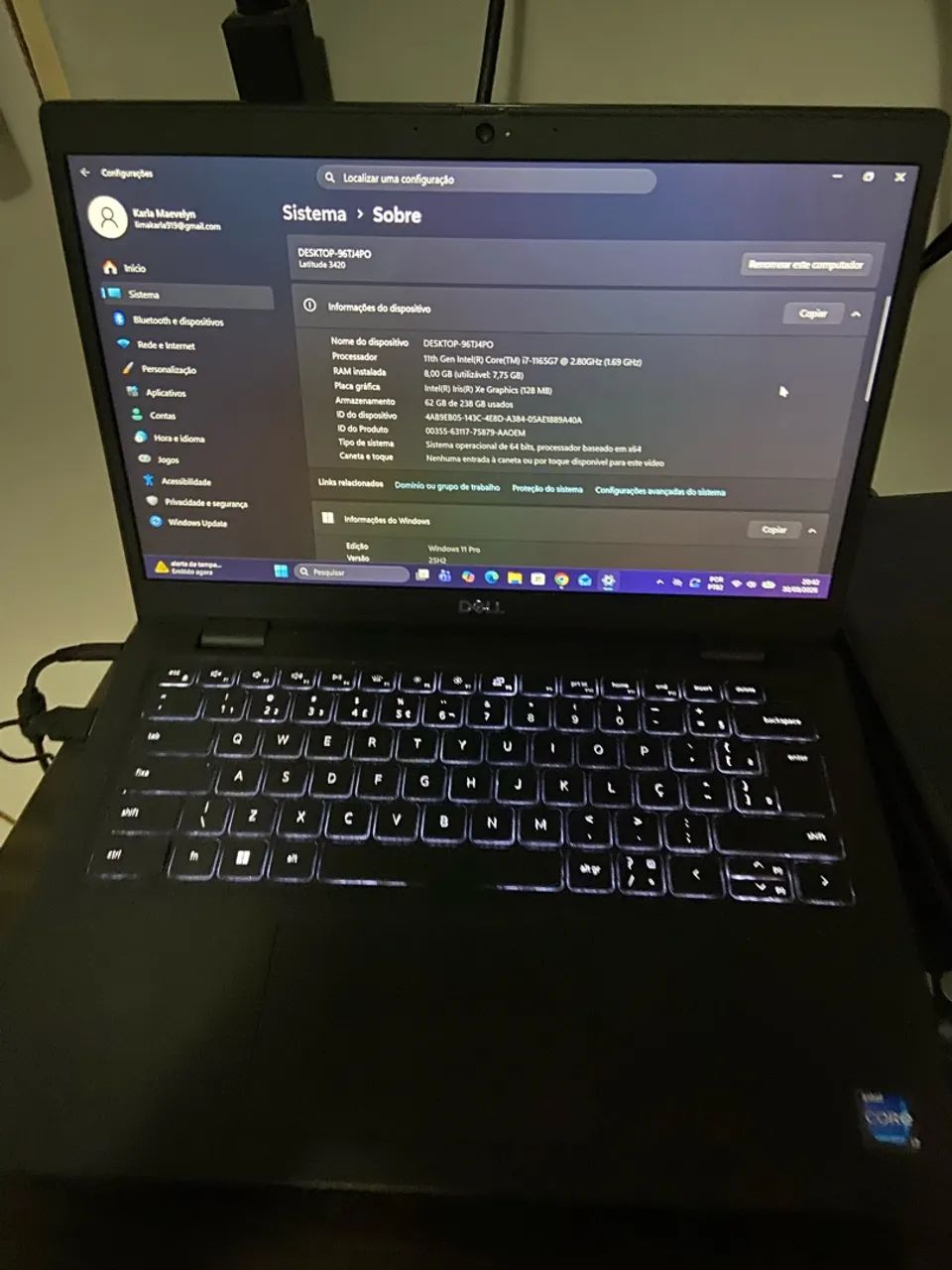 Notebook Dell