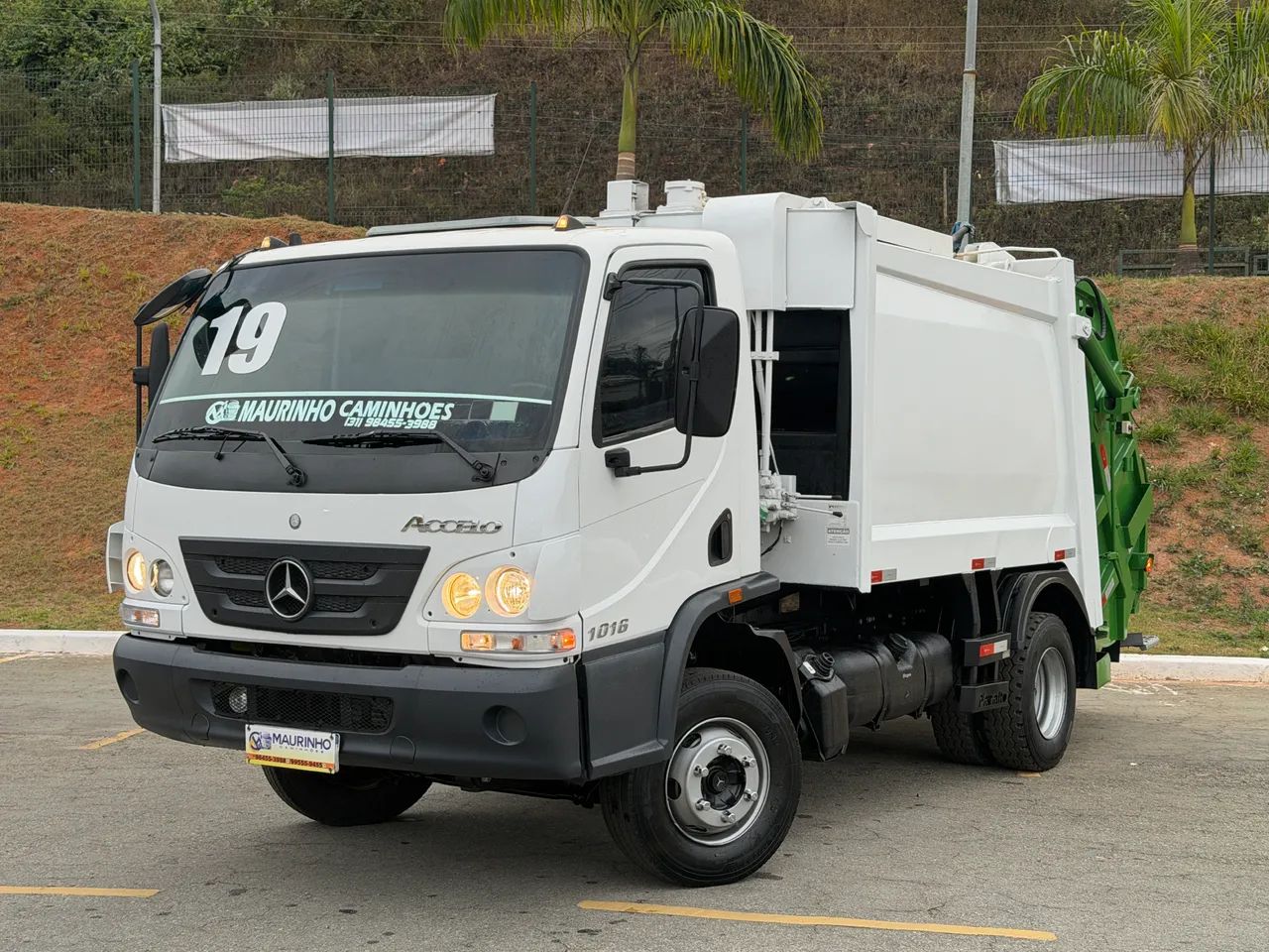 MB 1016 ANO 2019 CAMINHÃO COMPACTADOR 3/4  - Foto 2
