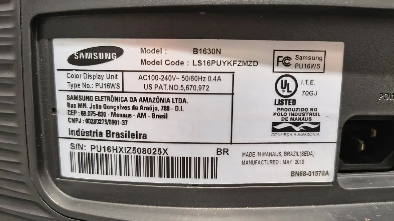 Monitor Samsung 15.6" B1630 - Foto 5